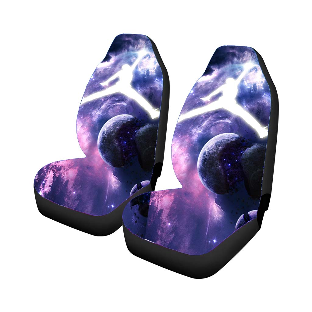 Michael Jordan In Galaxy Nebula Car Seat Covers