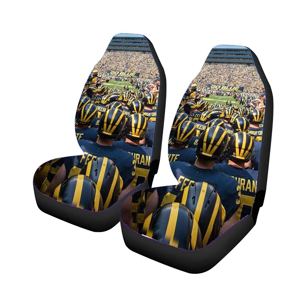 Michigan Wolverines 3 Car Front Seat Covers