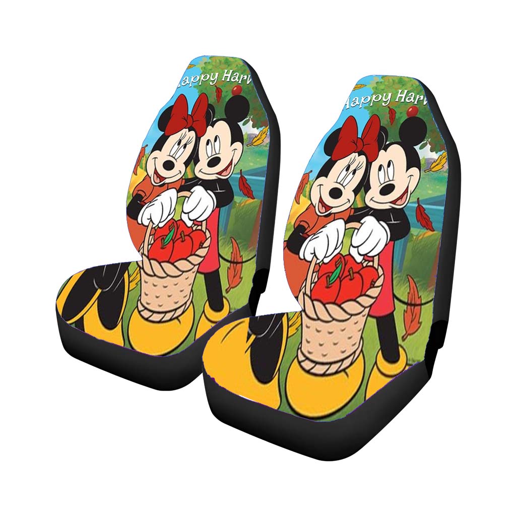 Mickey And Minnie Happy Harvest Car Front Seat Covers