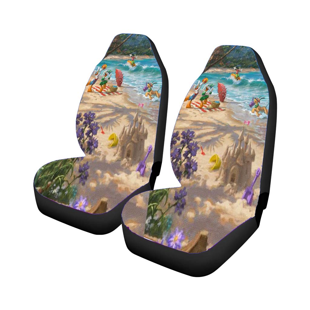 Mickey Friends Hawaii Car Front Seat Covers