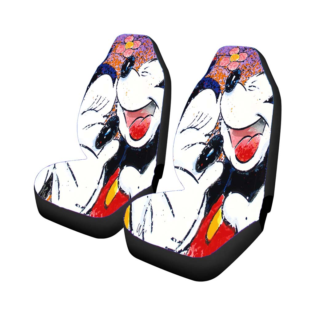 Mickey Love Minnie Car Front Seat Covers