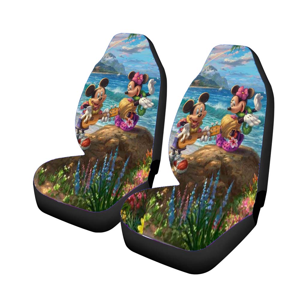 Mickey Minnie Hawaii Car Front Seat Covers