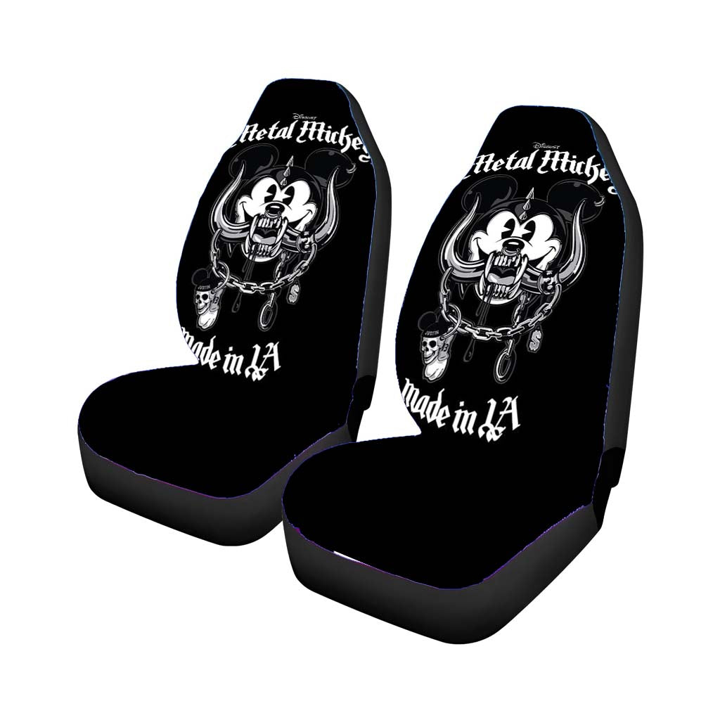 Mickey Motohead Metal Cartoon Car Front Seat Covers