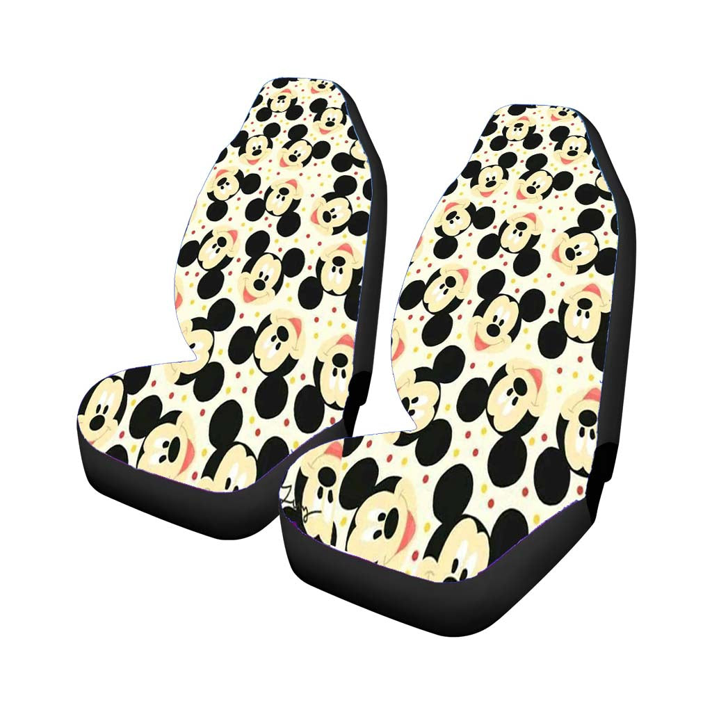 Mickey Mouse Disney Pattern Car Front Seat Covers