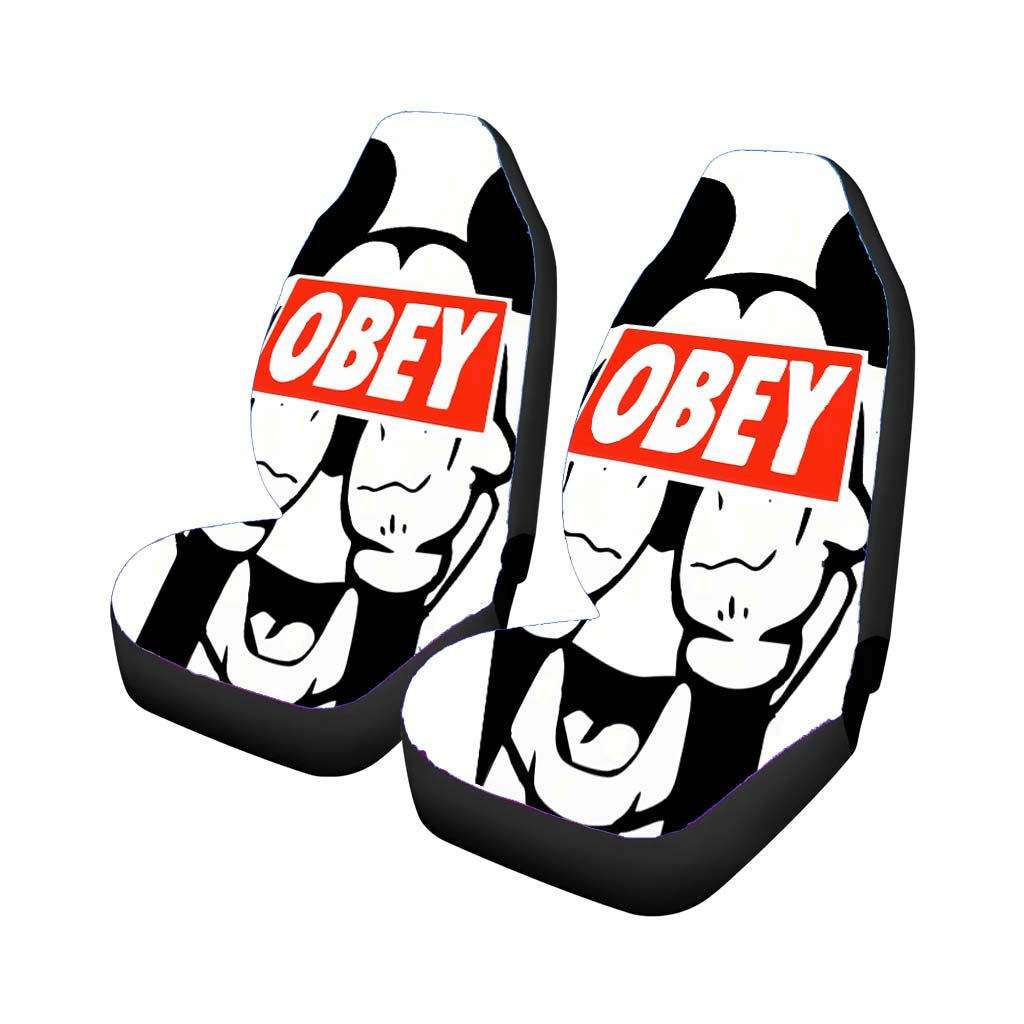Mickey Obey Style Car Front Seat Covers