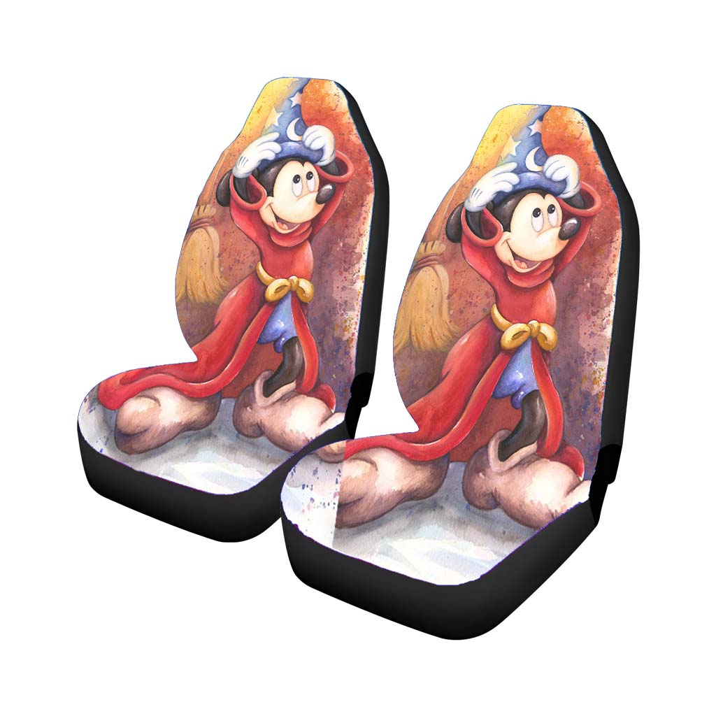 Mickey The Witcher Car Front Seat Covers