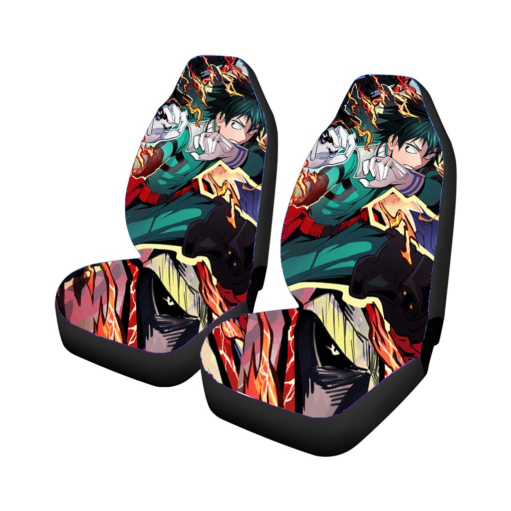 Midoriya Izuku Deku 100 Percent Boku No Hero Academia Car Front Seat Covers