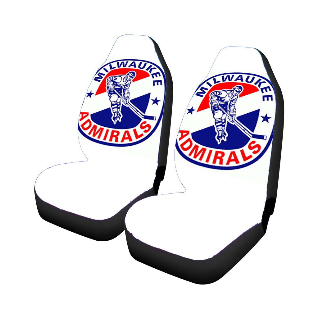 Milwaukee Admirals Hockey Team Logo Car Front Seat Covers