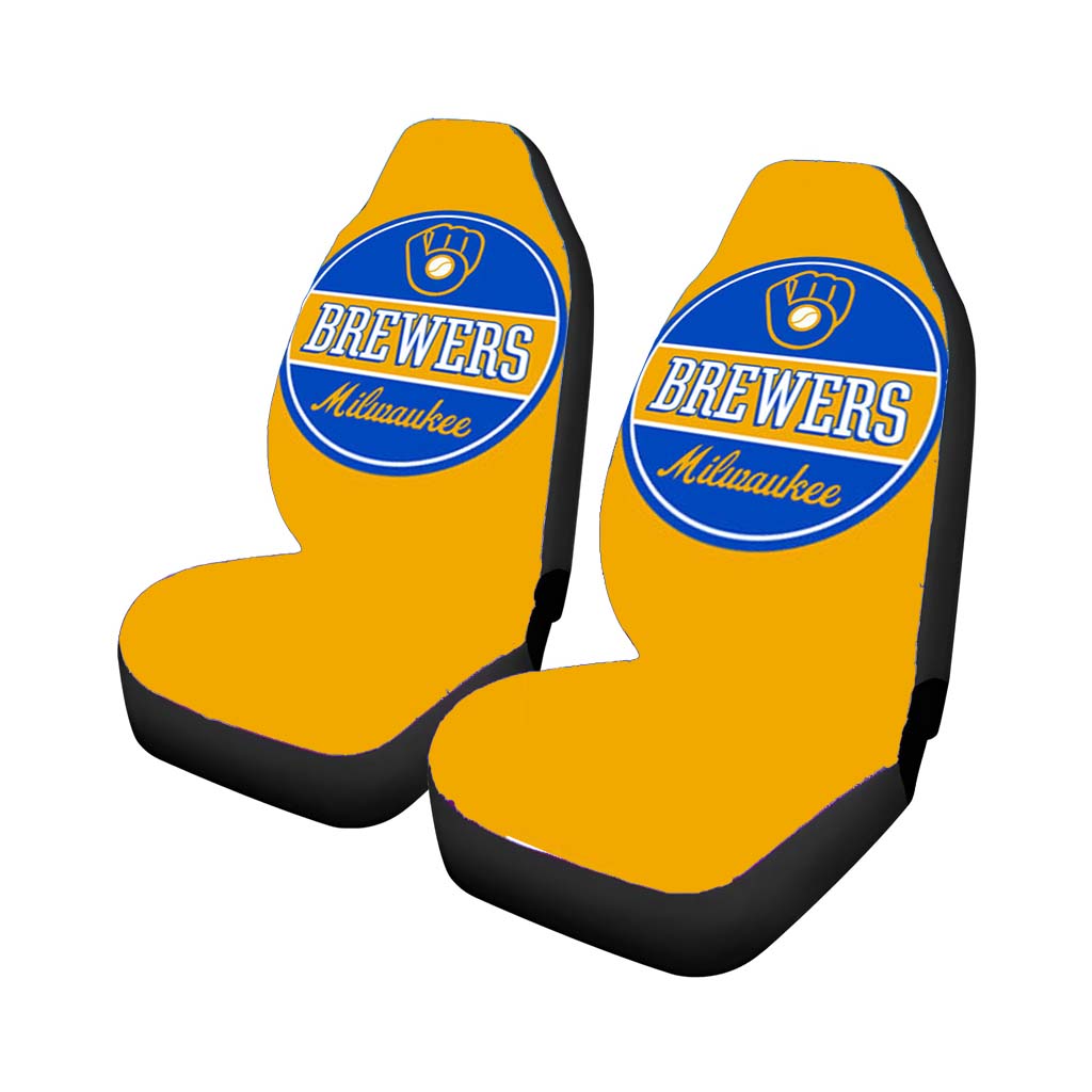 Milwaukee Brewers Icon Car Seat Covers