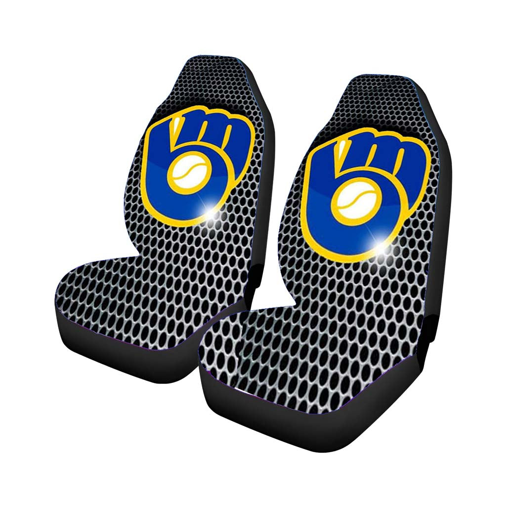 Milwaukee Brewers Light Car Seat Cover Waterproof Protection