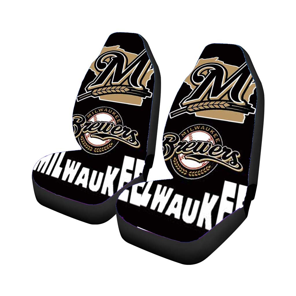 Milwaukee Brewers Logos Car Front Seat Covers
