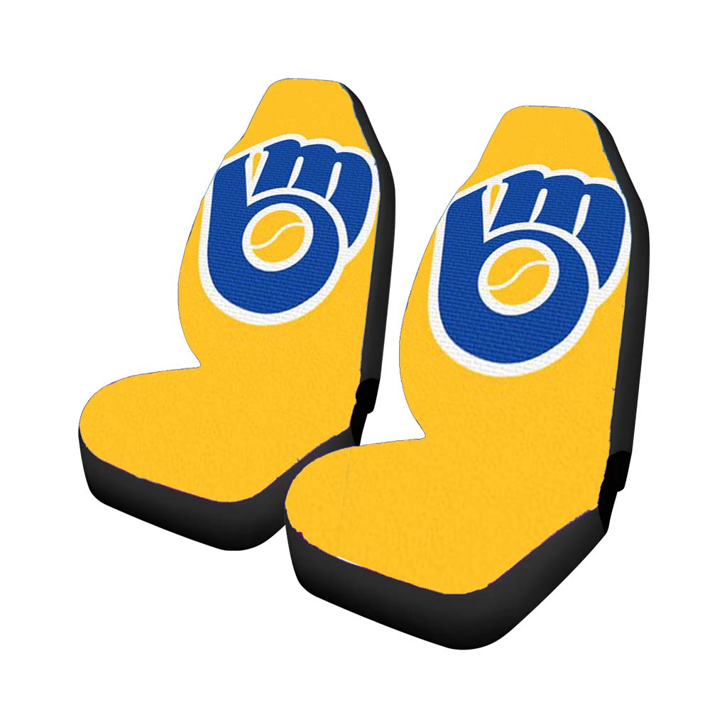 Milwaukee Brewers Yellow Car Seat Covers