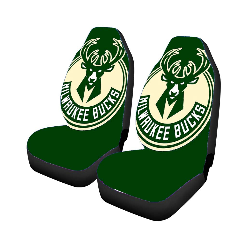 Milwaukee Bucks Green Car Seat Covers