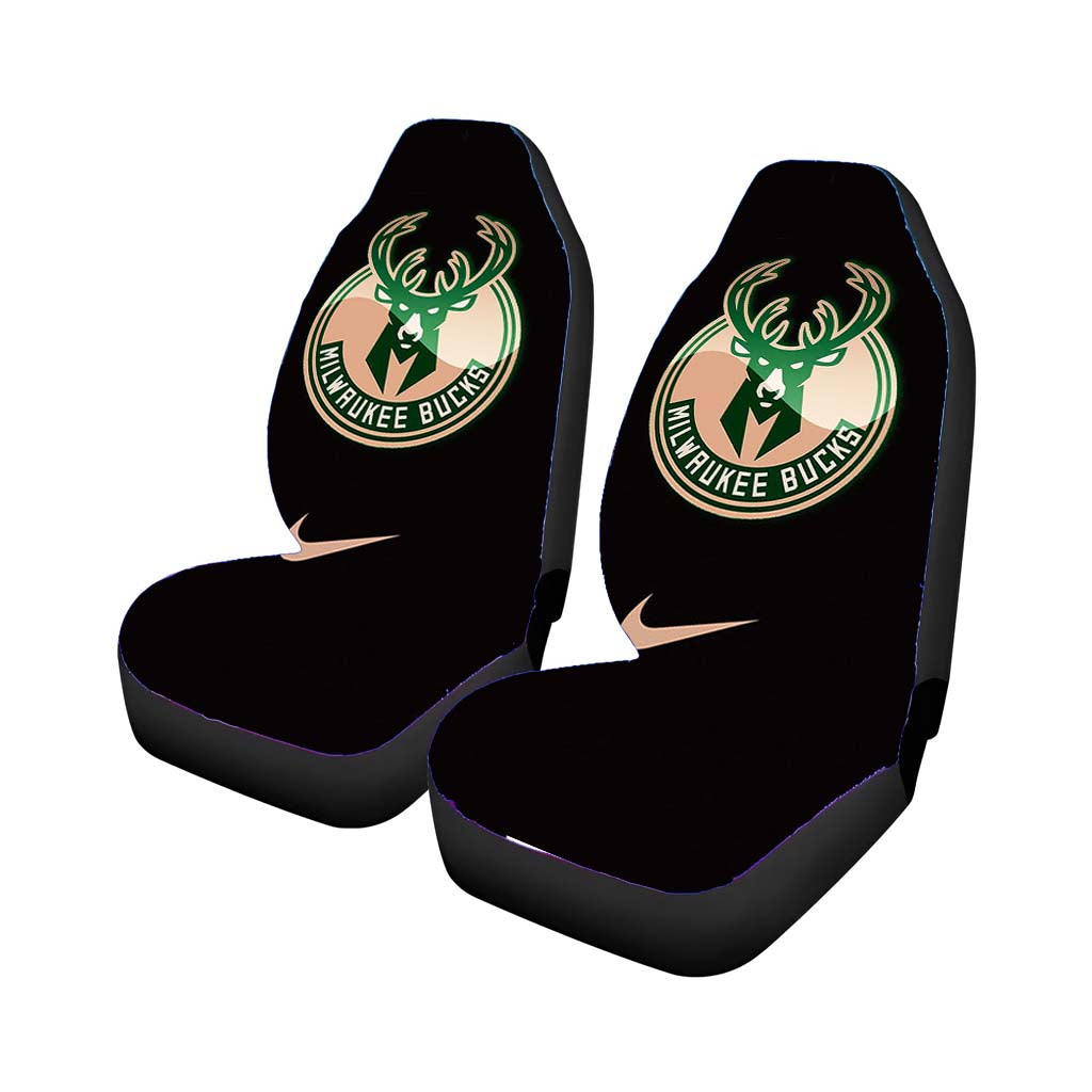 Milwaukee Bucks Logo 1 Car Front Seat Covers