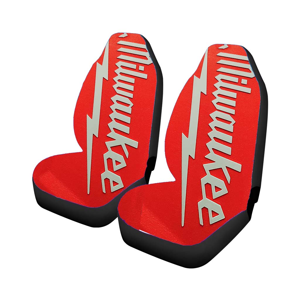Milwaukee Tools Logo Car Front Seat Covers