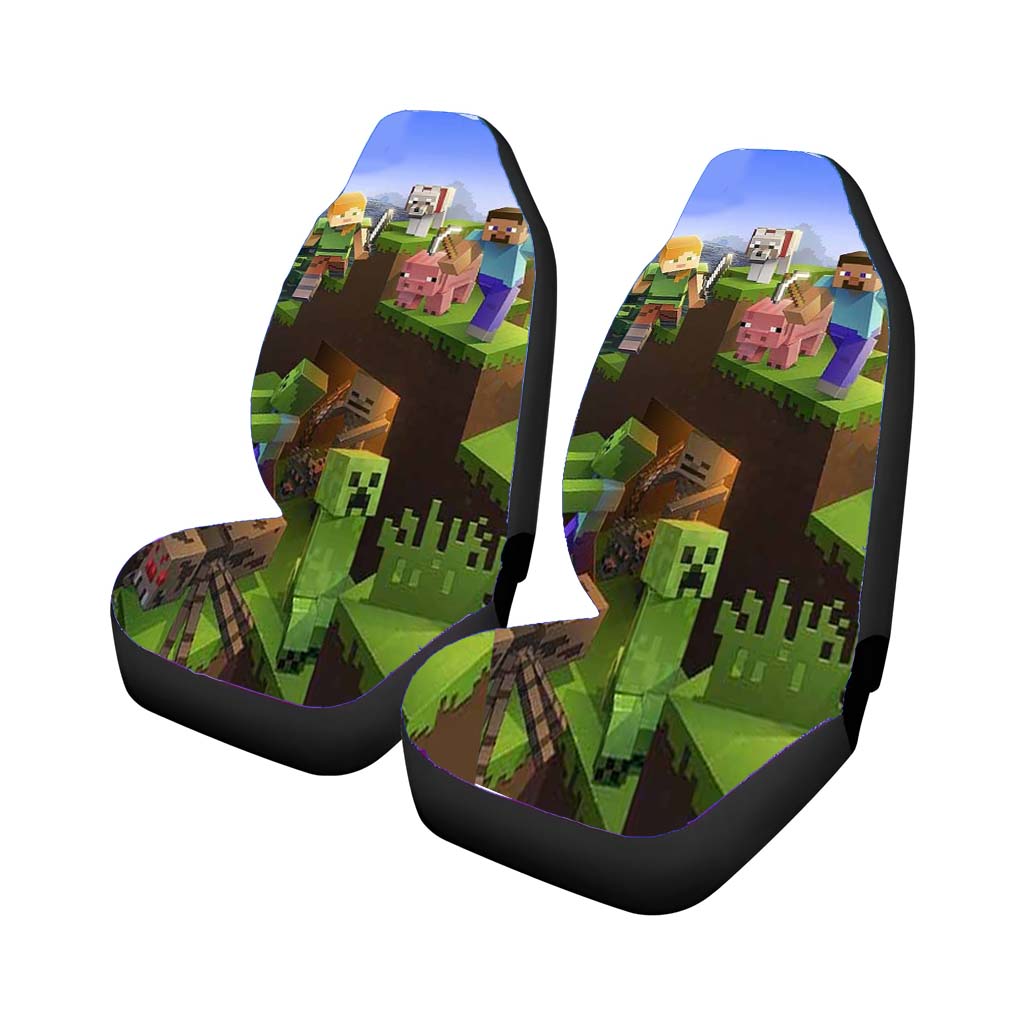 Minecraft Car Front Seat Covers