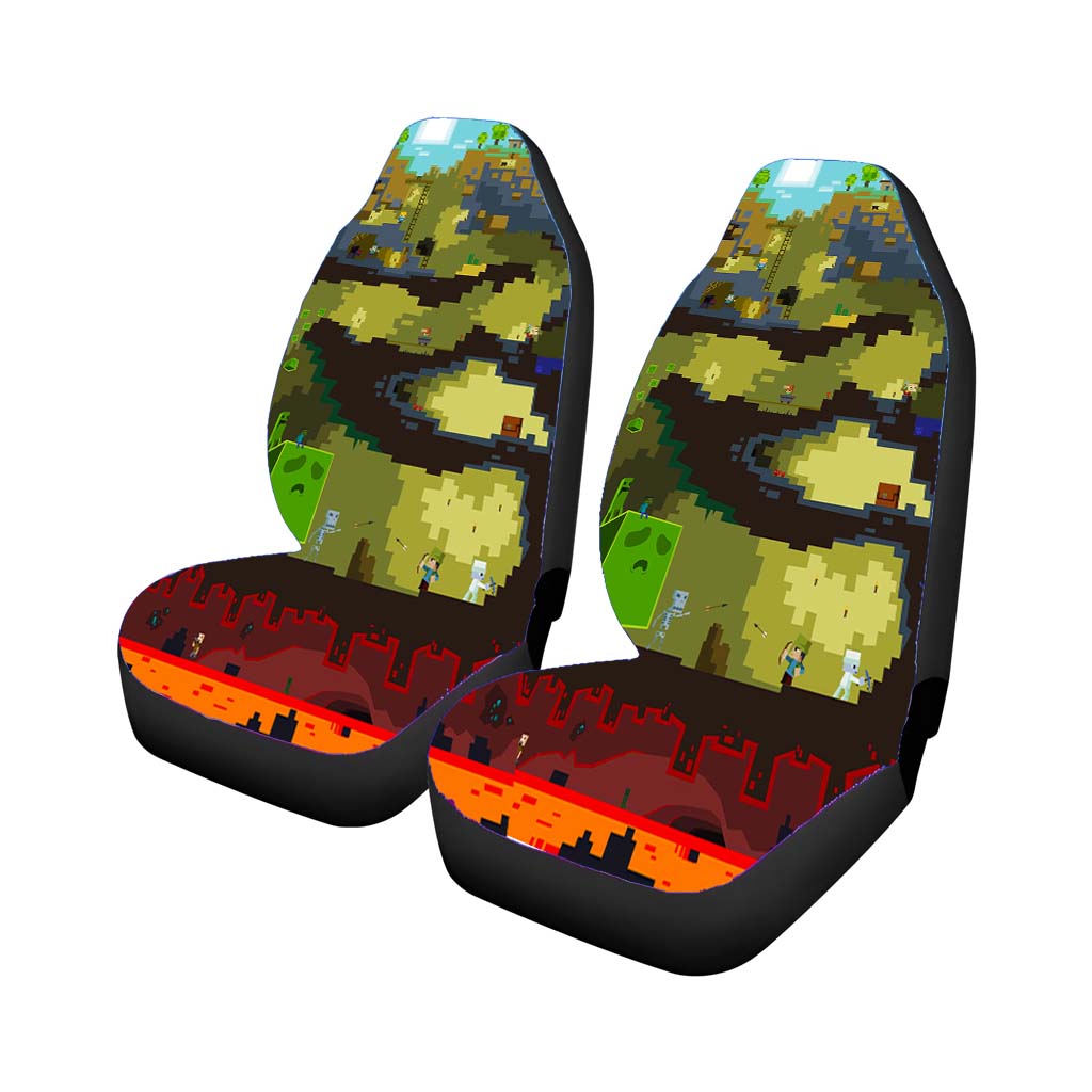 Minecraft Mobile Car Front Seat Covers