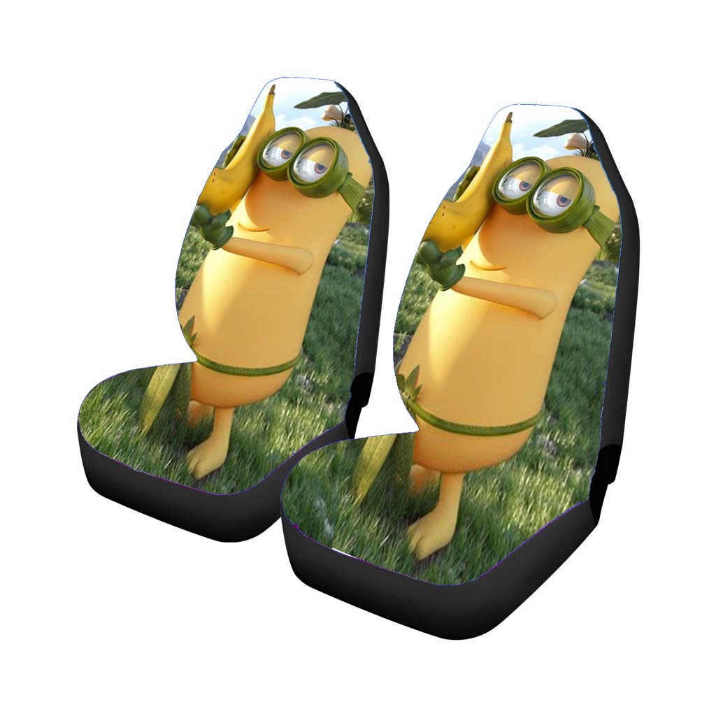Minion Banana 3 3 Car Front Seat Covers