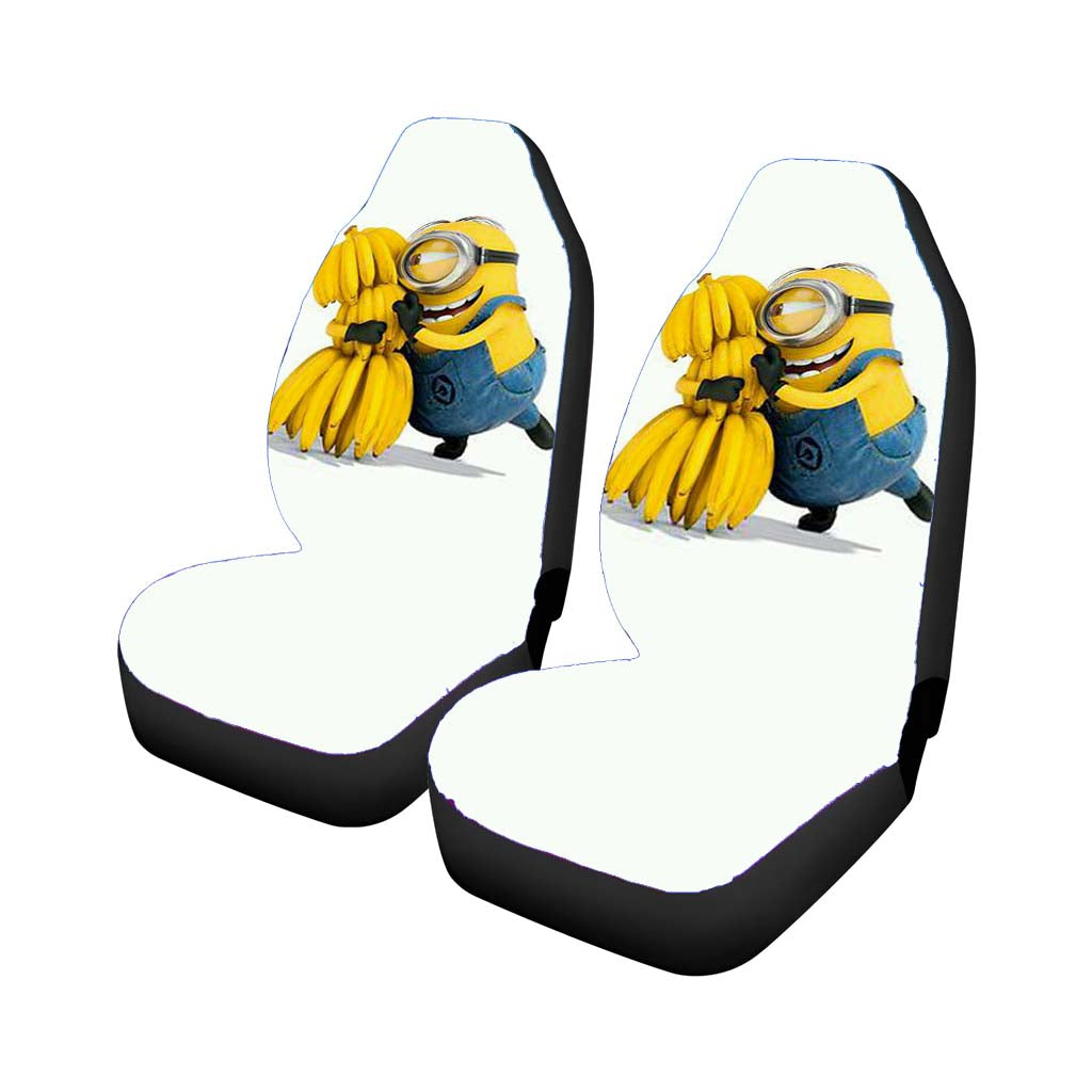 Minion Banana Car Front Seat Covers