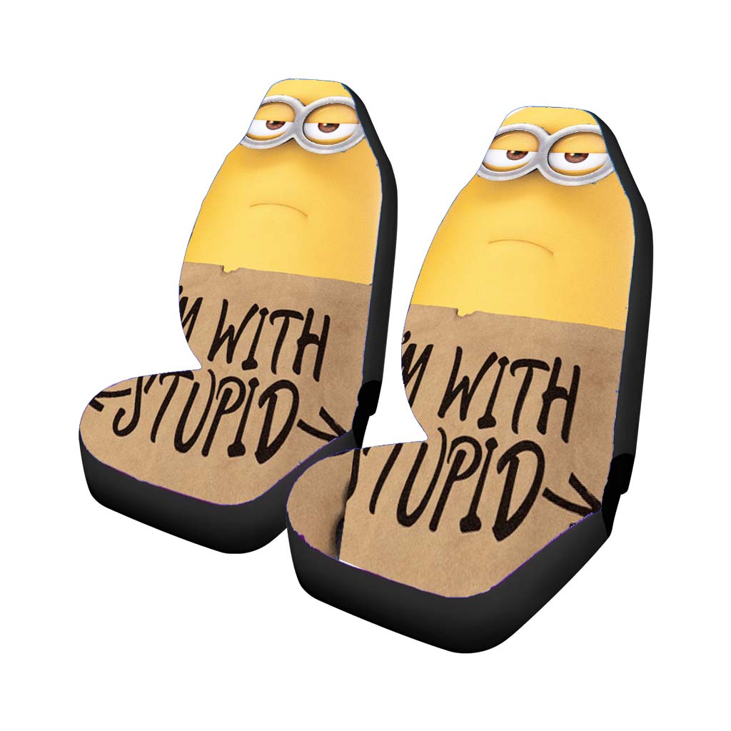 Minions 016 Car Front Seat Covers