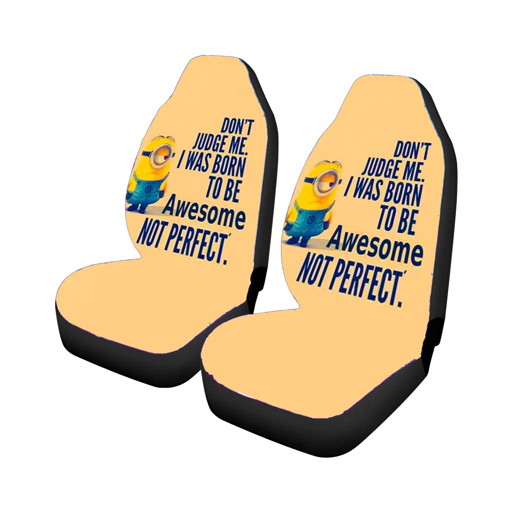 Minions Quote Car Front Seat Covers