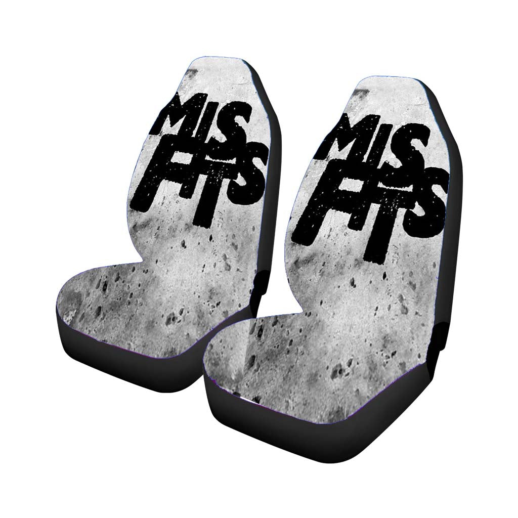 Misfits Alphabet Car Front Seat Covers