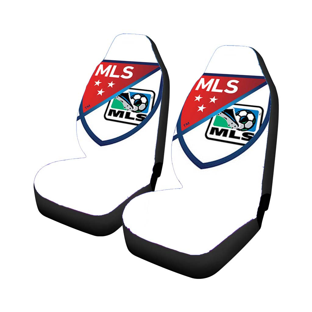 Mls Logo White Car Front Seat Covers