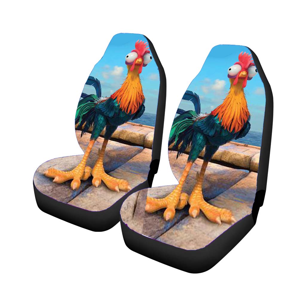 Moana Heihei Car Front Seat Covers