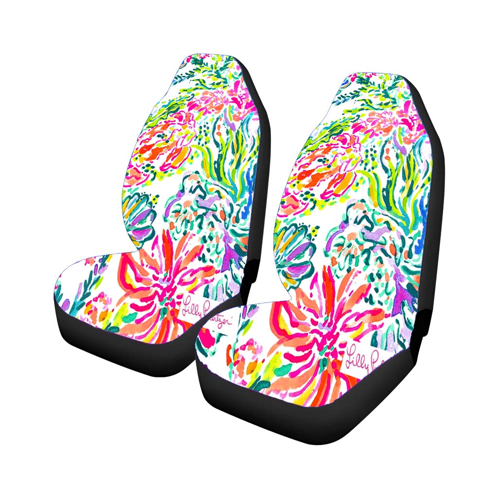 Monogram Lilly Pulitzer Car Front Seat Covers