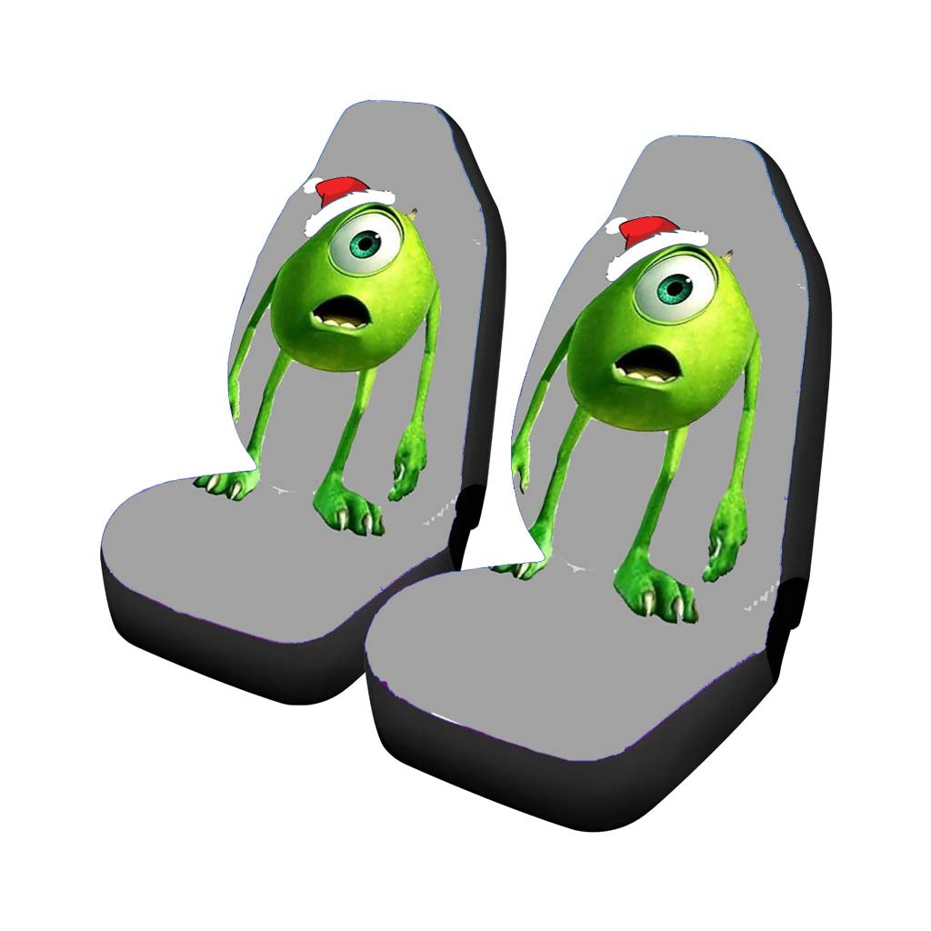 Monster Universe Funny Christmas Car Front Seat Covers