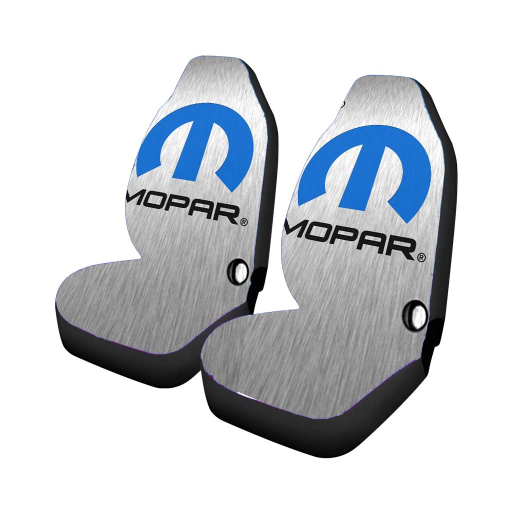Mopar Black Logo Car Seat Covers
