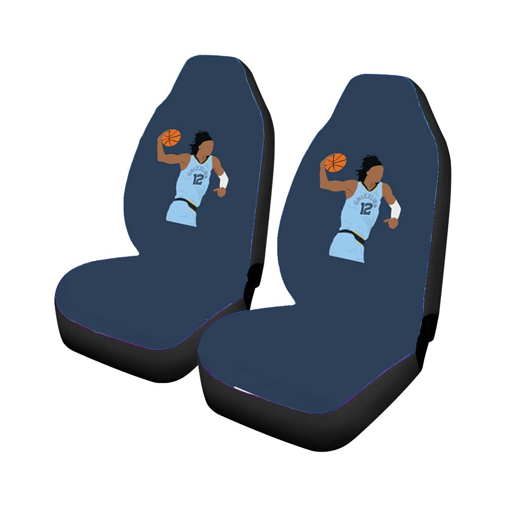 Morant - Basketball Car Front Seat Covers