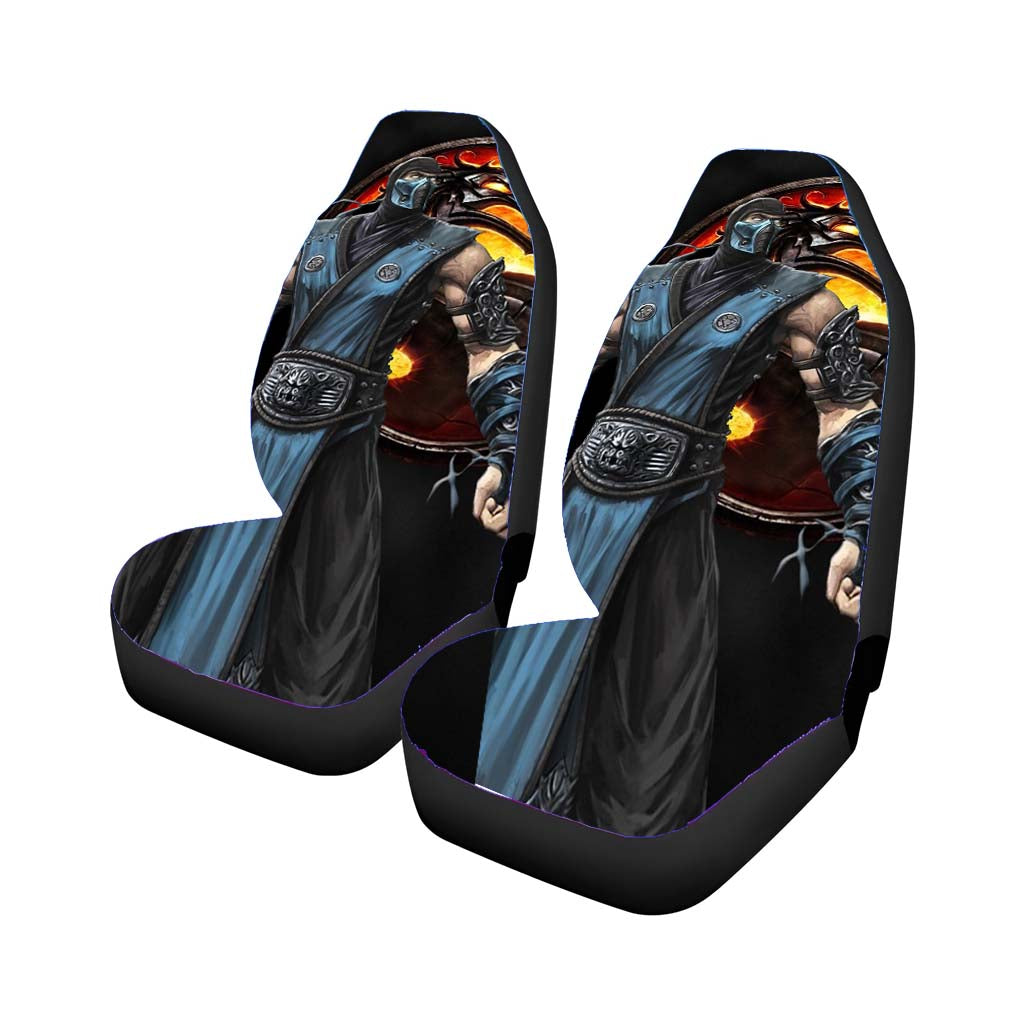 Mortal Kombat Sub Zero Dragon Logo Car Front Seat Covers