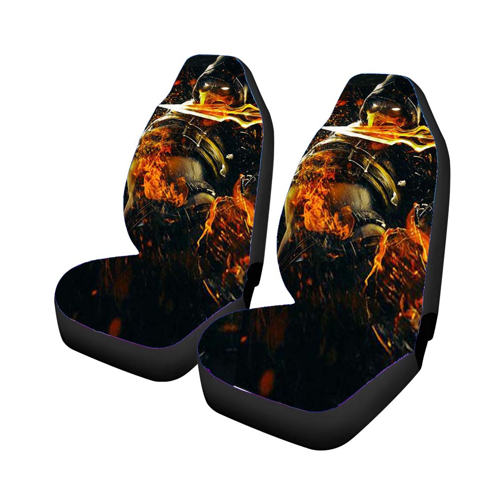 Mortal Kombat X Scorpion Blade Car Front Seat Covers