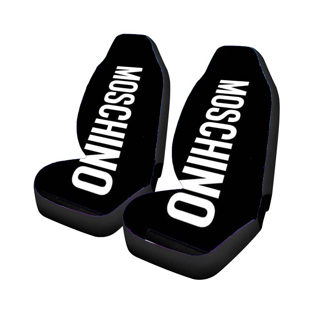 Moschino Text Car Front Seat Covers