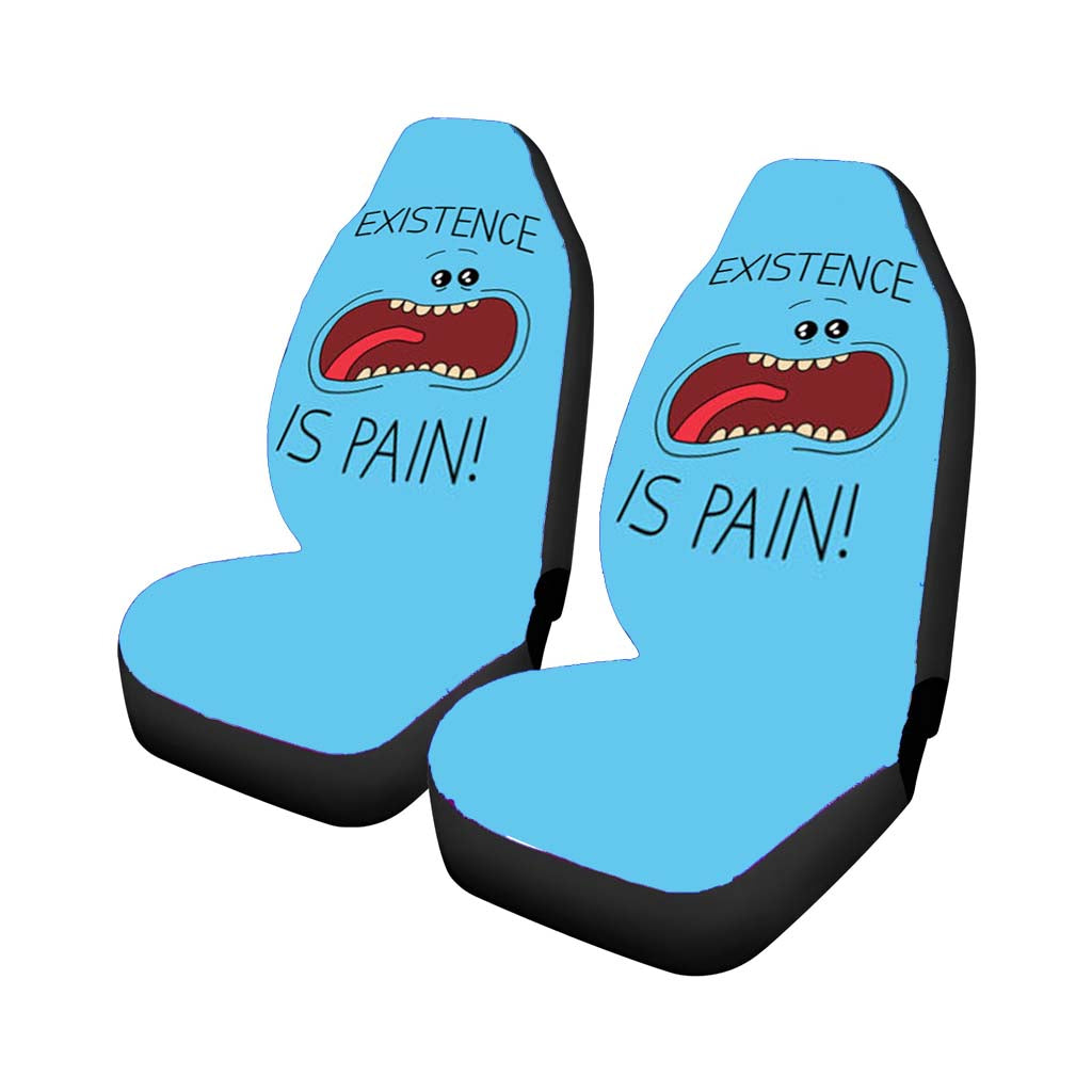 Mr Meeseeks Car Front Seat Covers
