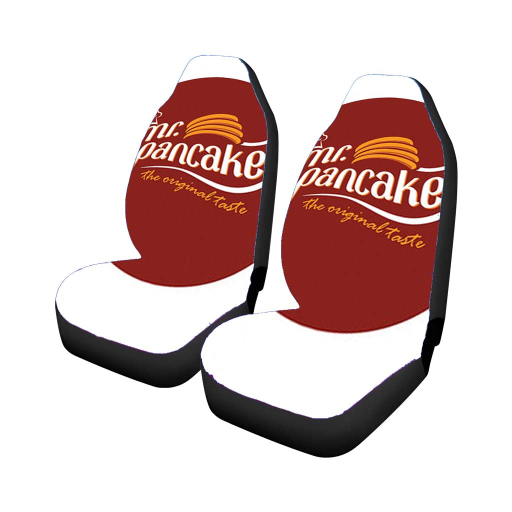 Mr Pancake Logo Car Front Seat Covers