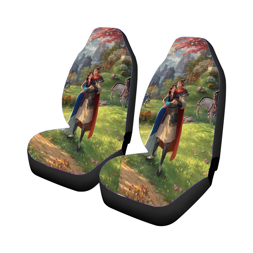 Mulan Blossoms Of Love Car Front Seat Covers