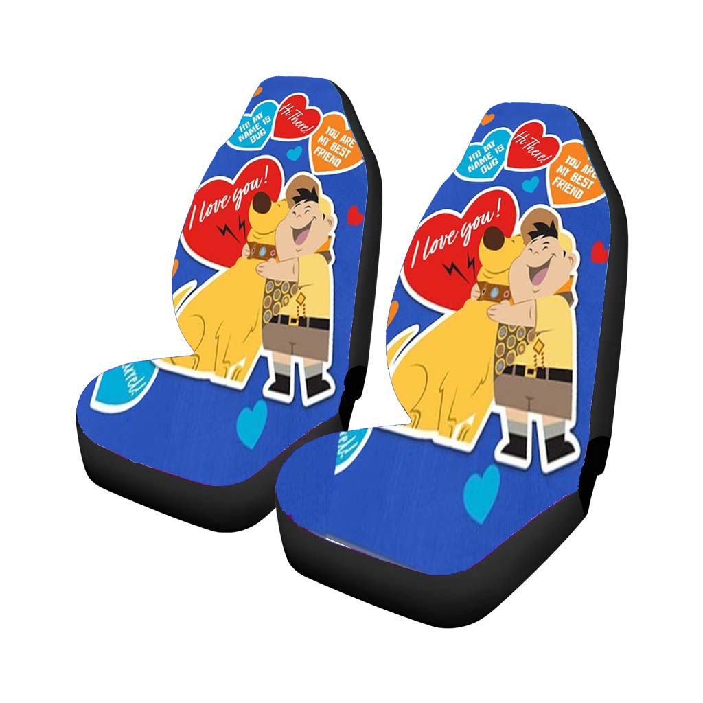 My Best Friend Up Car Front Seat Covers