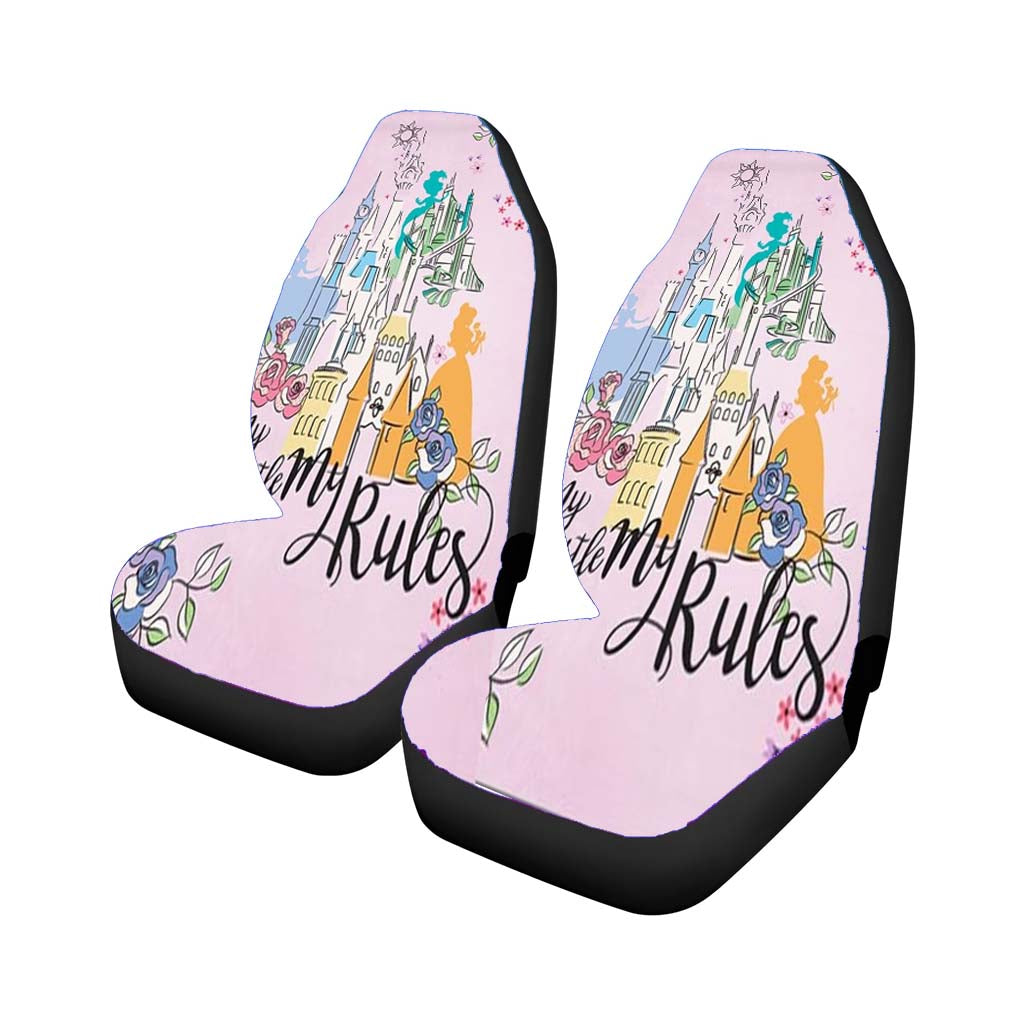 My Castle My Rules Car Front Seat Covers