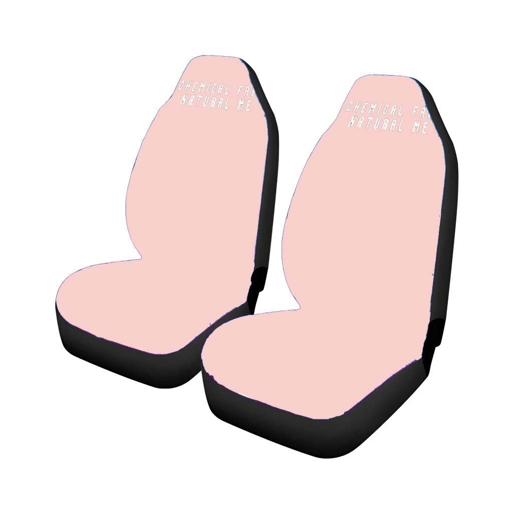 Natural Hair Chemical Free Naturally Me Pink Car Front Seat Covers