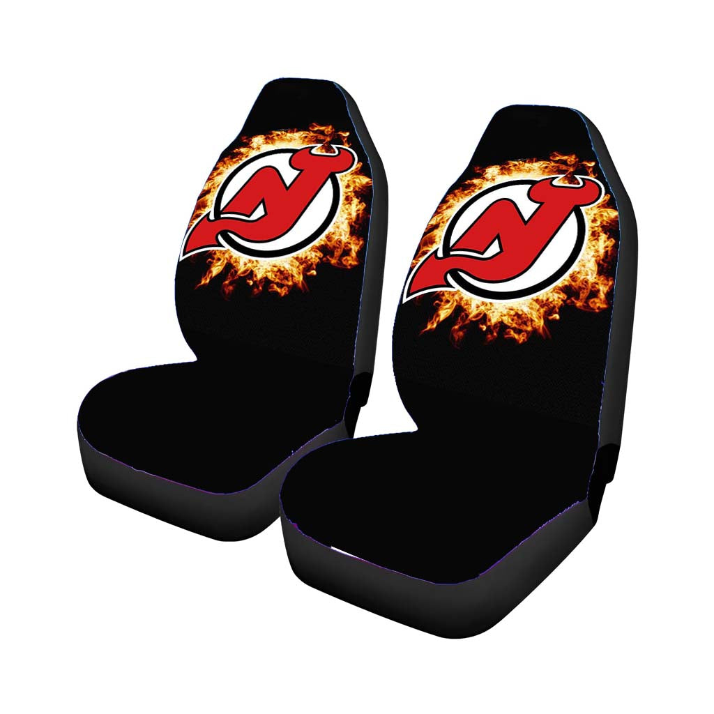 New Jersey Devils Logo Car Seat Covers