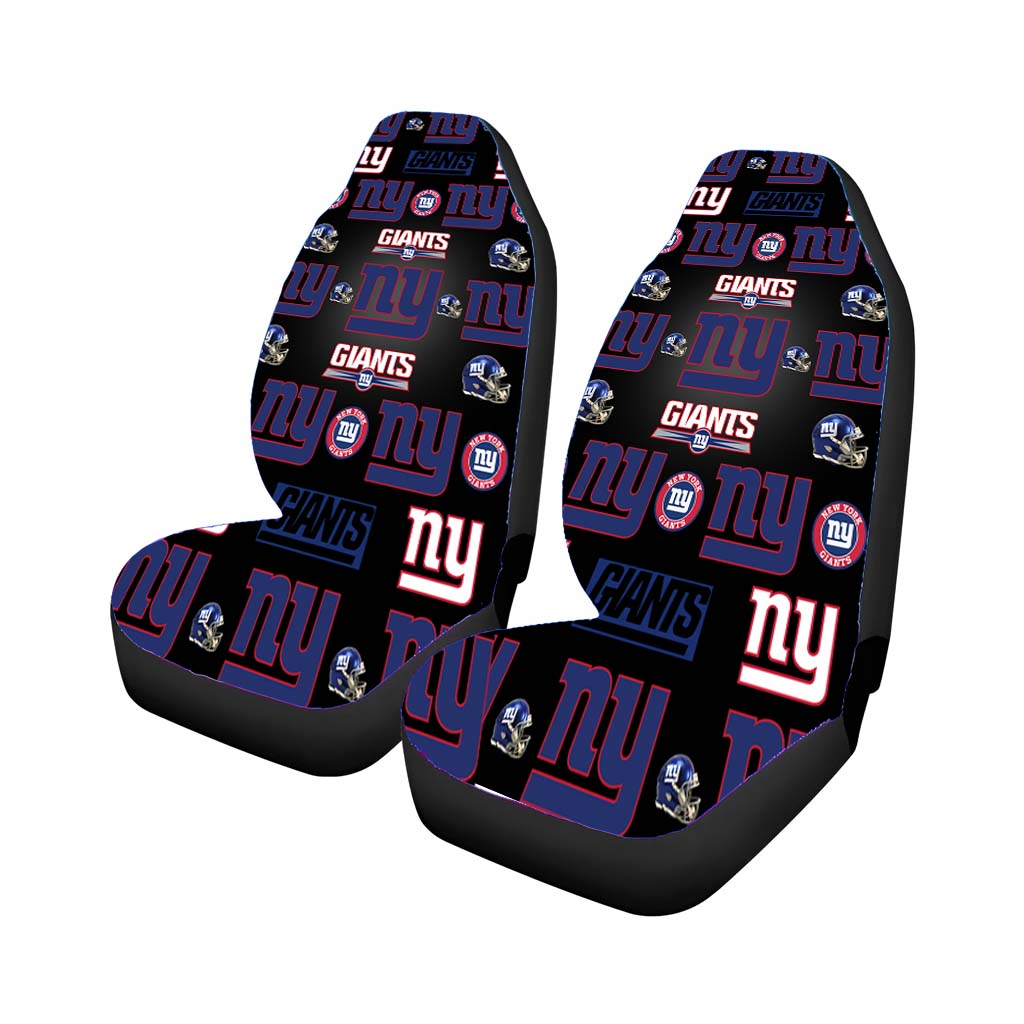 New York Giants Logo Pattern Car Seat Covers