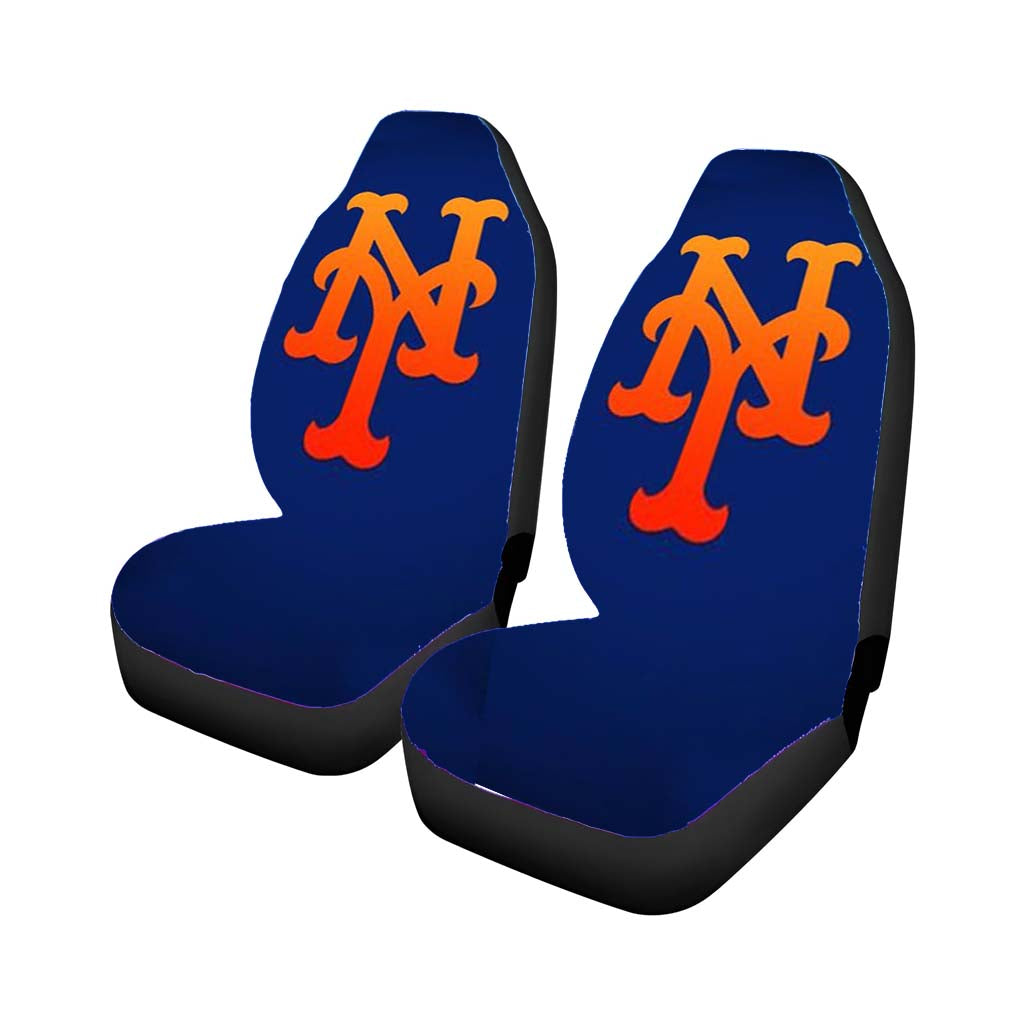 New York Mets Art Car Front Seat Covers
