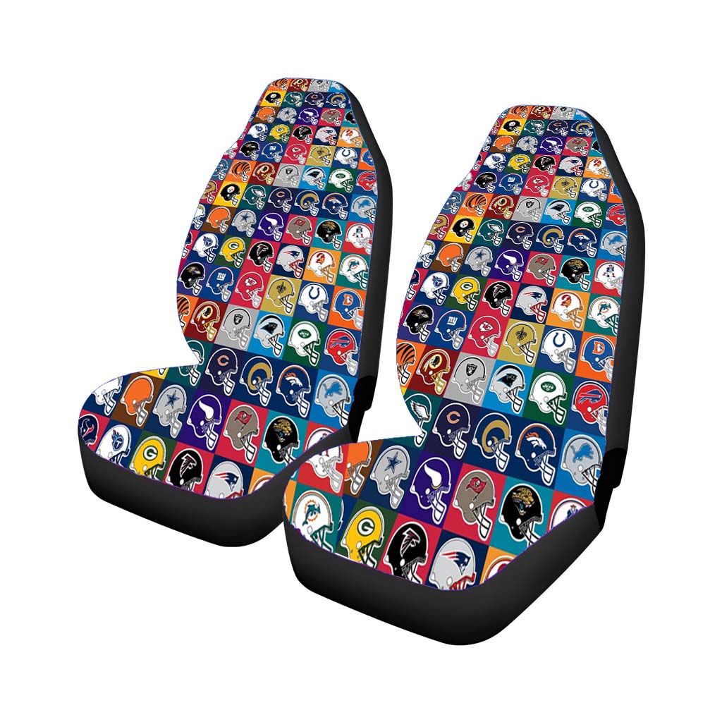 Nfl Helmet Logos Collection Car Seat Covers