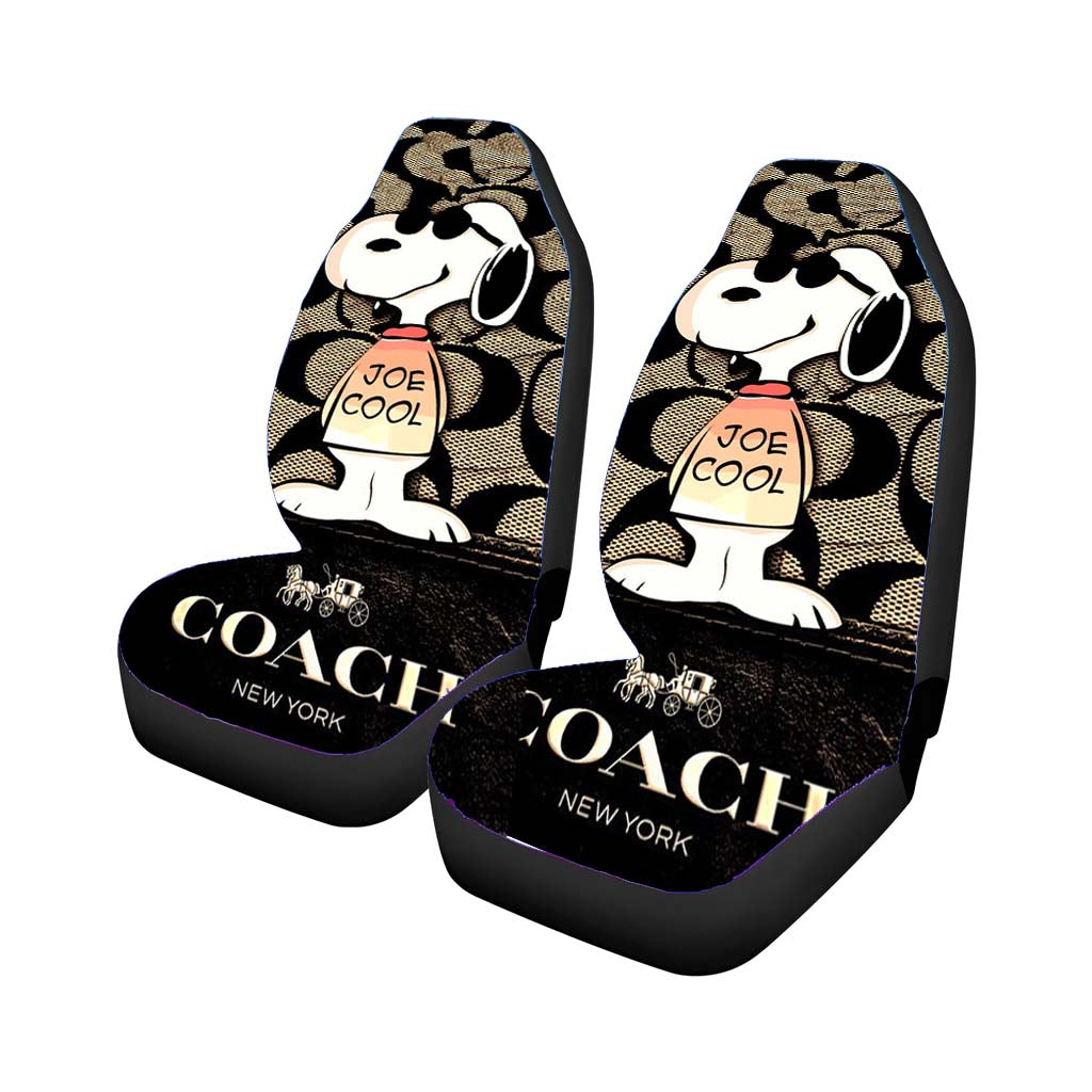 Nice Coach Snoopy Car Front Seat Covers