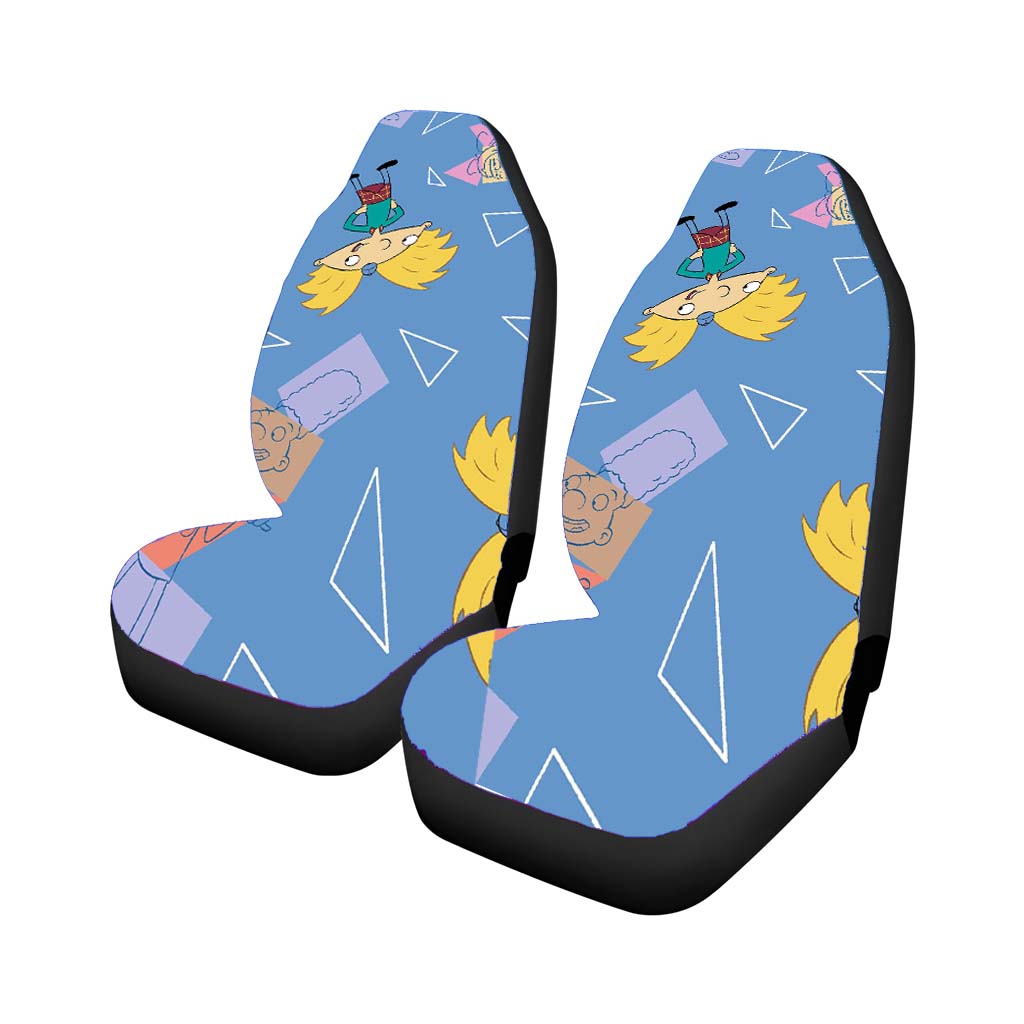 Nickelodeon Hey Arnold Pattern Car Front Seat Covers