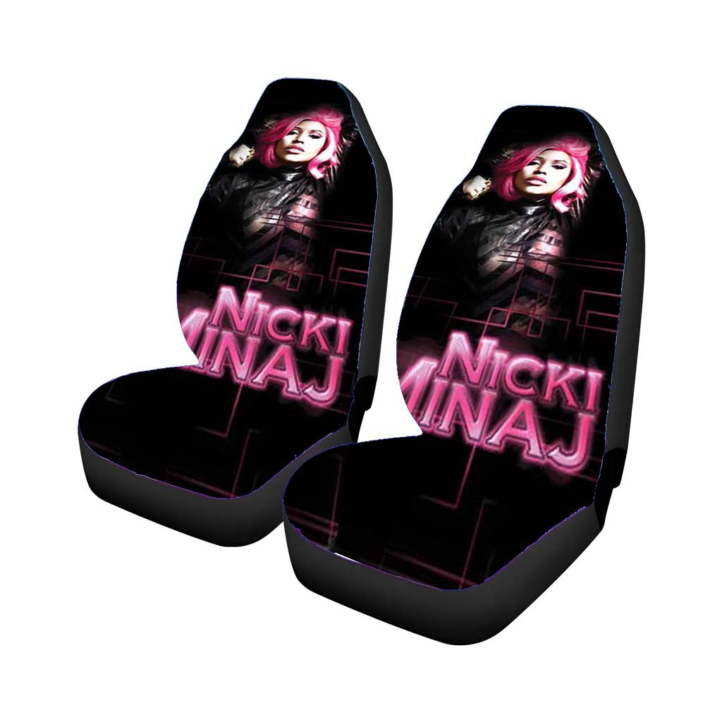 Nicki Minaj Pink Lines Car Front Seat Covers