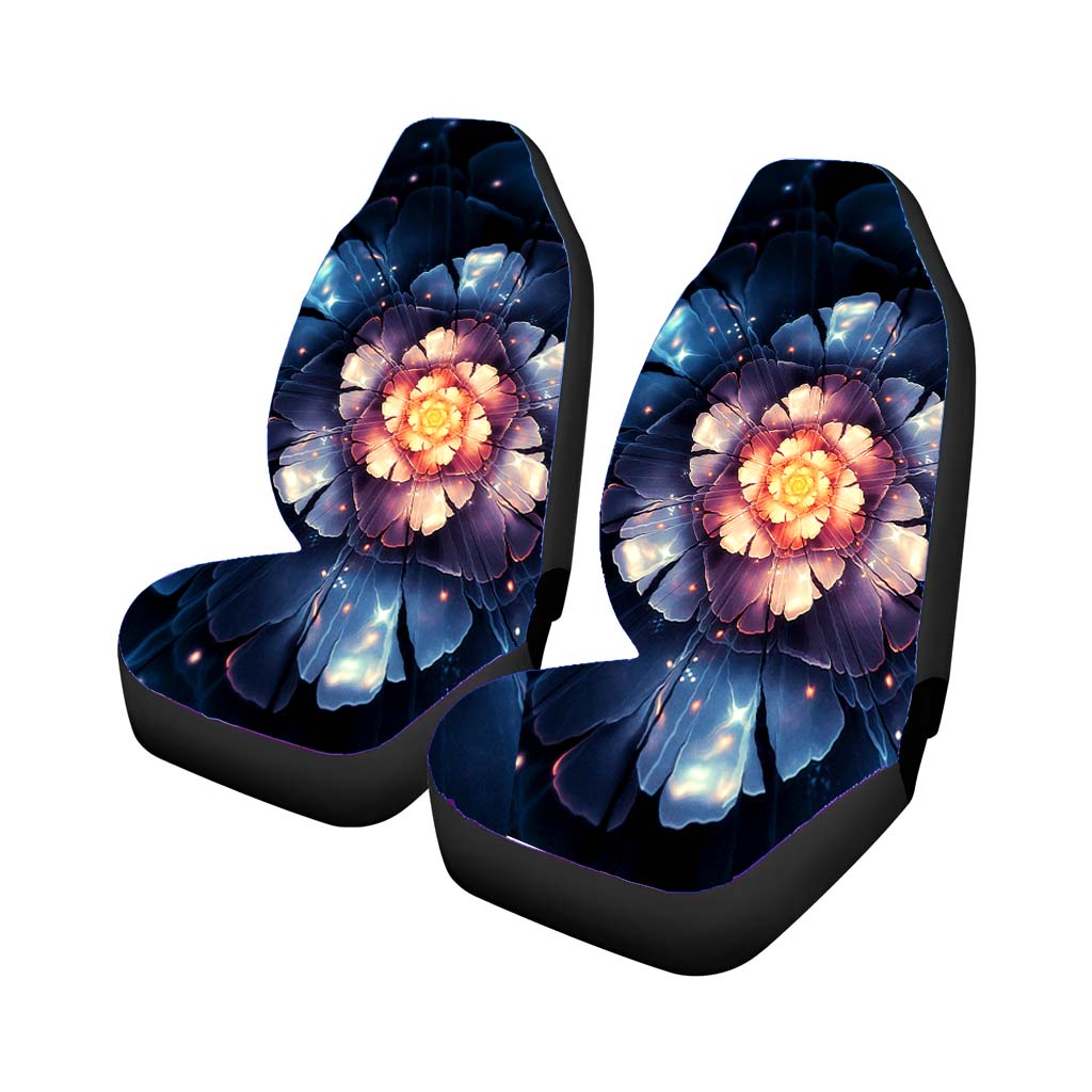Night Flower Car Front Seat Covers