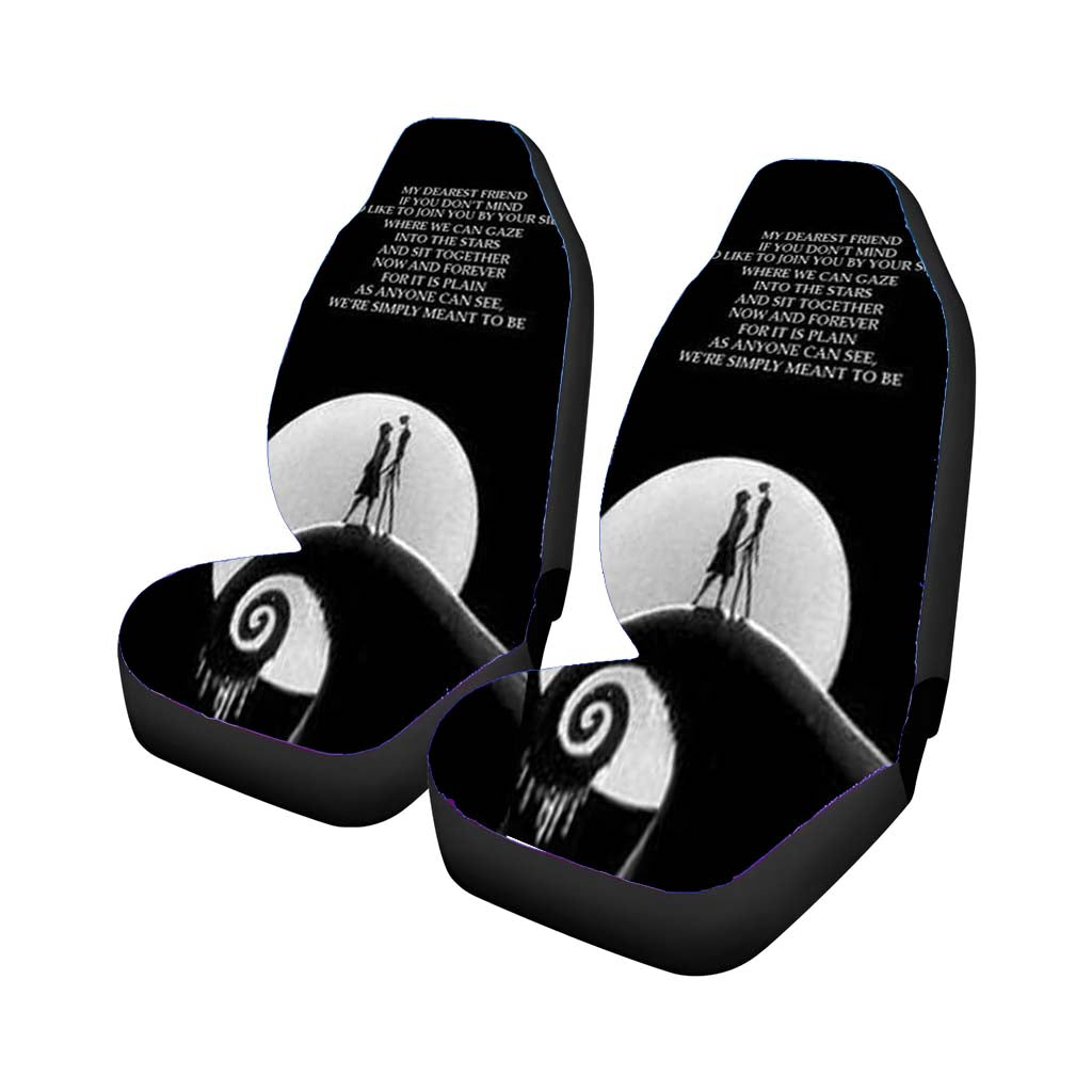 Nightmare Before Christmas Moon Quote Car Seat Covers